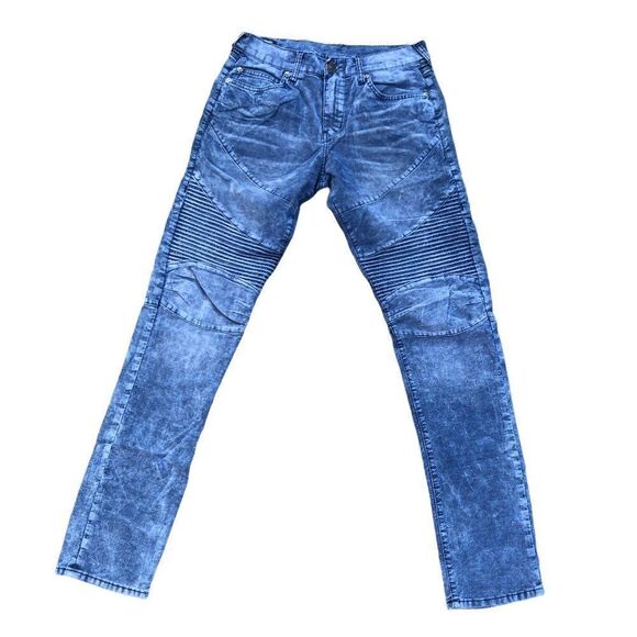 True Religion Jeans Size 29 GENO Relaxed Slim Blue - Picture 5 of 10